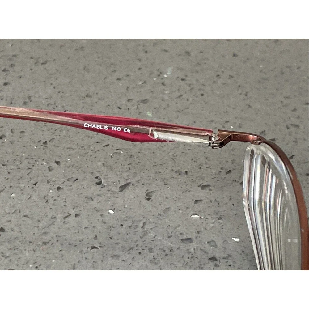 Alexander Collection TRUDY CHABLIS 56-17-140 Full Rim Eyeglasses Frames ONLY red